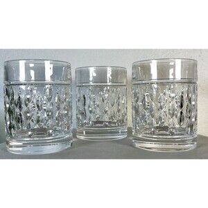 RALPH LAUREN ASTON 12 OZ CRYSTAL DOUBLE OLD FASHIONED WHISKEY GLASSES – SET OF 4